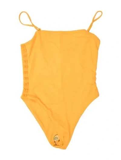 Pre-owned Dos Gardenias One-piece W/ Tags In Yellow