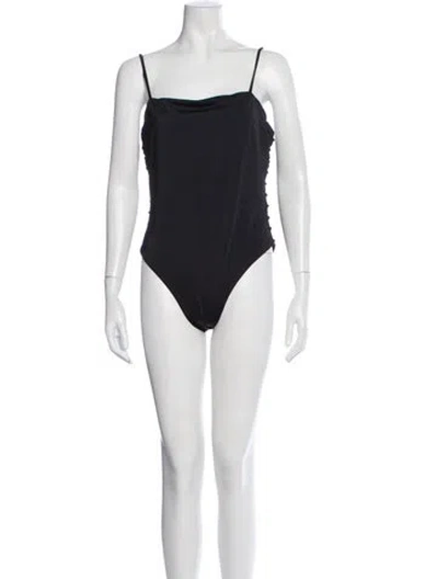 Pre-owned Dos Gardenias Studded Accents One-piece W/ Tags In Black