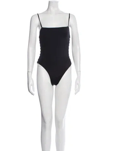 Pre-owned Dos Gardenias Studded Accents One-piece W/ Tags In Black