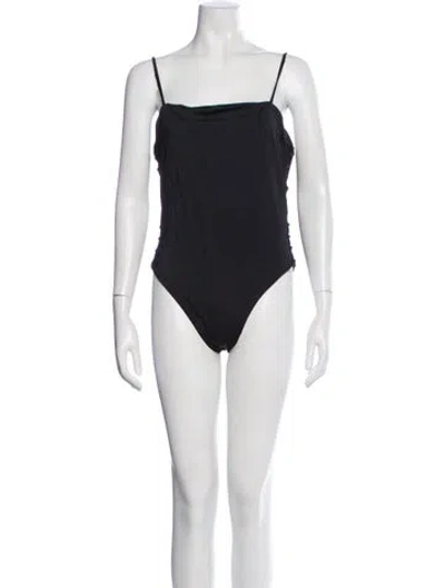 Pre-owned Dos Gardenias Studded Accents One-piece W/ Tags In Black