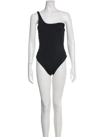 Pre-owned Dos Gardenias Studded Accents One-piece W/ Tags In Black