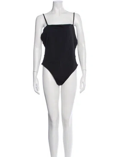 Pre-owned Dos Gardenias Studded Accents One-piece W/ Tags In Black