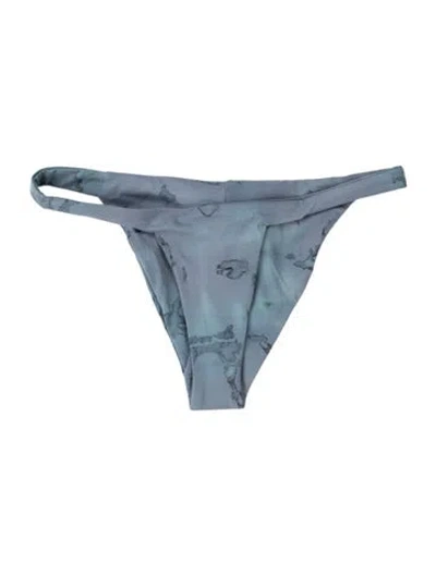 Pre-owned Dos Gardenias Tie-dye Print Bottoms W/ Tags In Blue