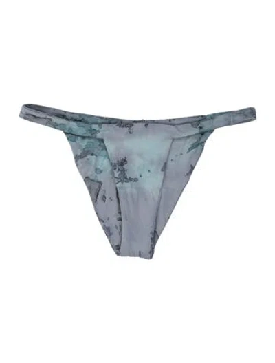 Pre-owned Dos Gardenias Tie-dye Print Bottoms W/ Tags In Blue