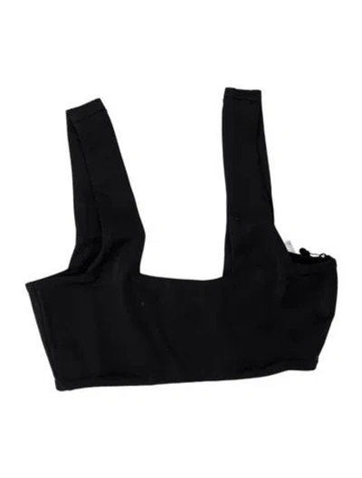 Pre-owned Dos Gardenias Top W/ Tags In Black/blue