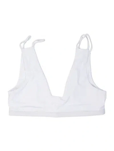 Pre-owned Dos Gardenias Top W/ Tags In White