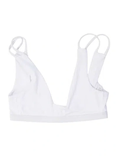 Pre-owned Dos Gardenias Top W/ Tags In White