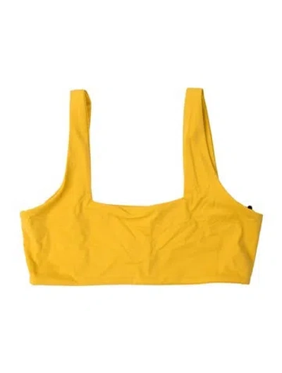 Pre-owned Dos Gardenias Top W/ Tags In Yellow