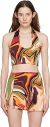 Dos Swim Multicolor Andi Camisole In Lava