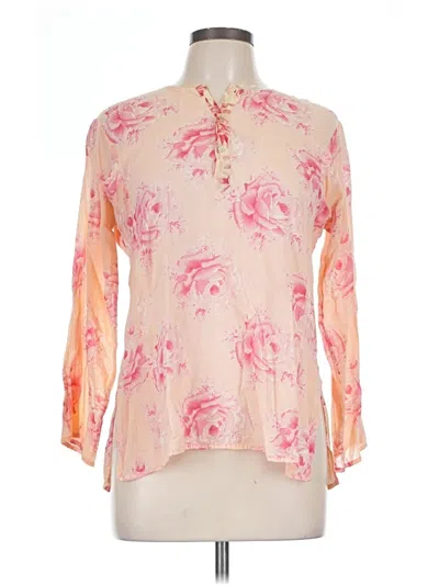 Pre-owned Dosa 3/4 Sleeve Blouse In Pink