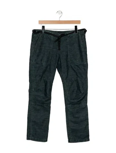 Pre-owned Dosa Mid-rise Straight Leg Jeans In Blue