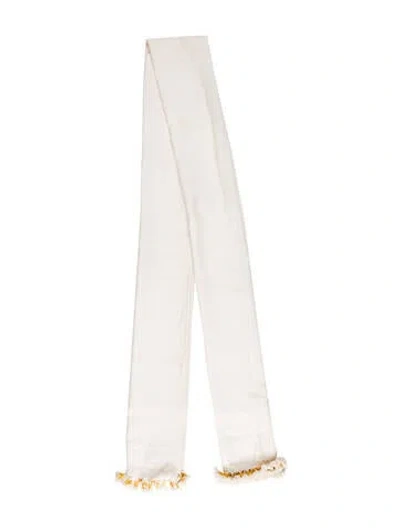 Pre-owned Dosa Scarf In Neutral