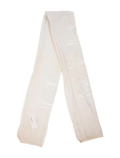 Pre-owned Dosa Scarf In Neutrals
