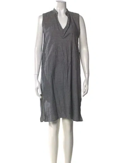 Pre-owned Dosa Striped Knee-length Dress In Multi