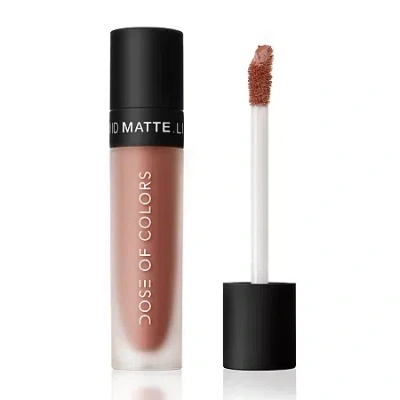 Dose Of Colors Liquid Matte Lipstick In Brown