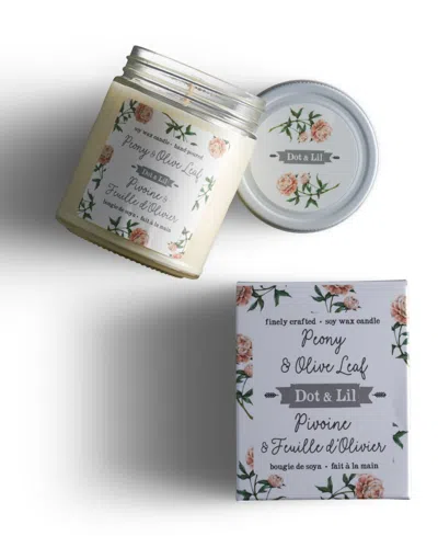 Dot & Lil Peony Olive Soy Candle