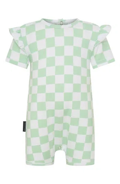 Dot Australia Babies'  Check Frill Romper