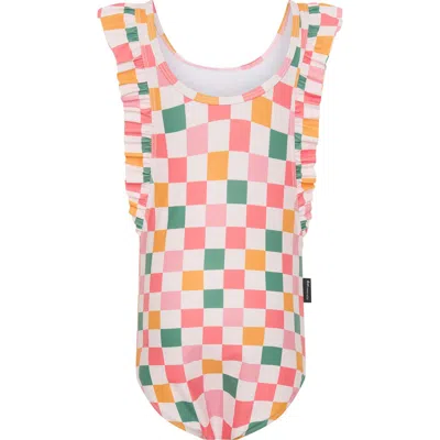 Dot Australia Kids' Check Frill Swim Tank