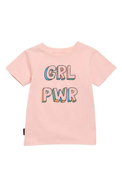 Dot Australia Kids' Girl Power T-shirt In Pink