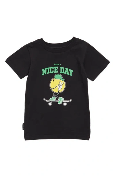 Dot Australia Kids' Nice Day T-shirt In Black