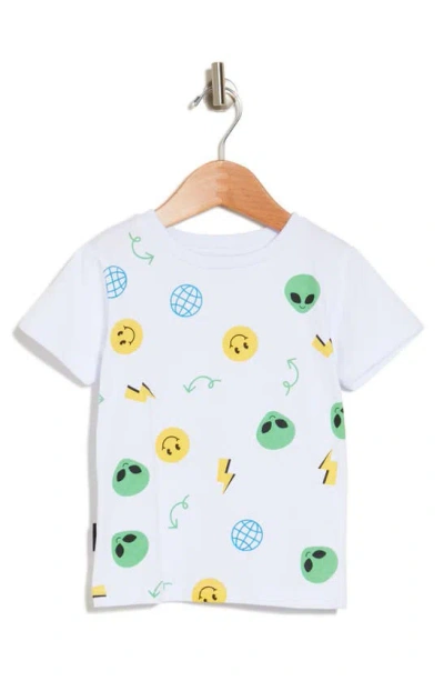 Dot Australia Kids' Outerspace Tee In White