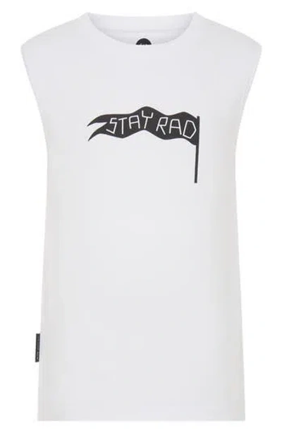 Dot Australia Kids' Stay Rad Tank In White