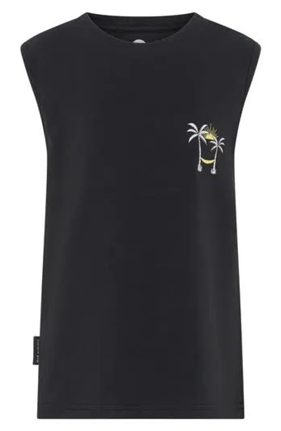 Dot Australia Kids' Stay Stoked Tank In Black