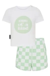Dot Australia One Of A Kind T-shirt & Shorts Set In Green