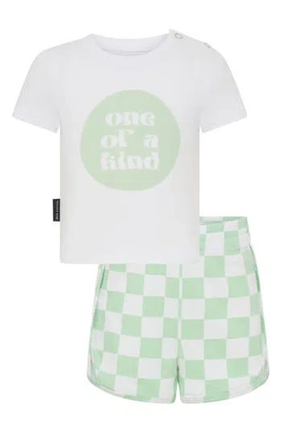Dot Australia Babies'  One Of A Kind T-shirt & Shorts Set In Green