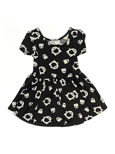 Pre-owned Dot Dot Smile Babies' Dress In Black