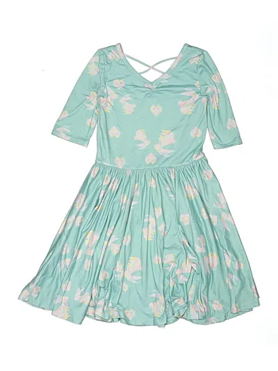 Pre-owned Dot Dot Smile Kids' Dress In Blue