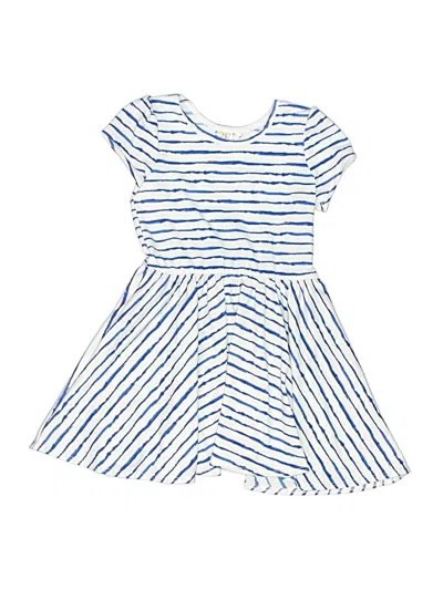 Pre-owned Dot Dot Smile Kids' Dress In Blue