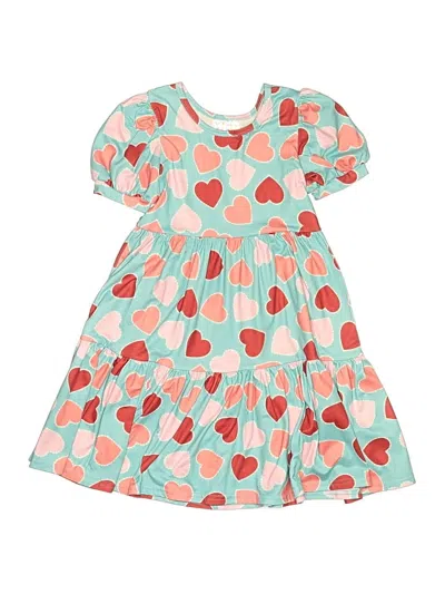 Pre-owned Dot Dot Smile Kids' Dress In Blue