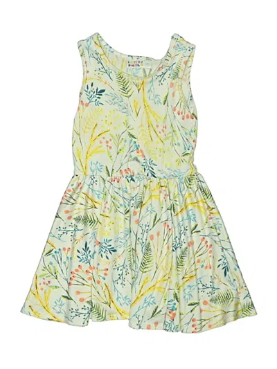 Pre-owned Dot Dot Smile Kids' Dress In Green