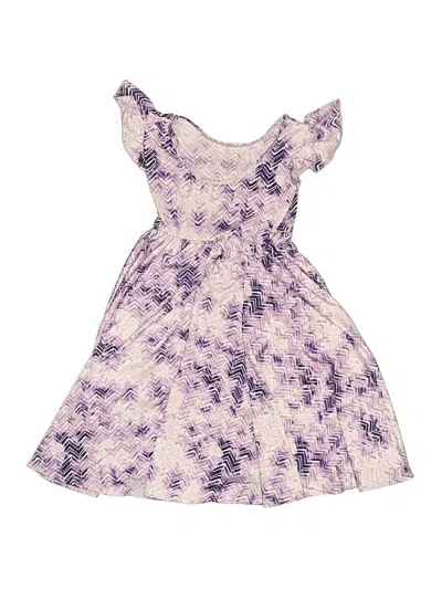 Pre-owned Dot Dot Smile Kids' Dress In Purple