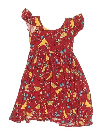 Pre-owned Dot Dot Smile Kids' Dress In Red