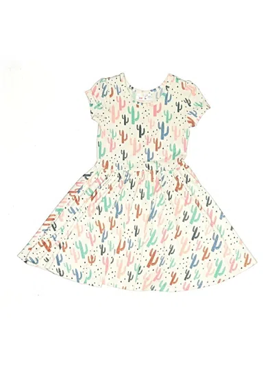 Pre-owned Dot Dot Smile Kids' Dress In White