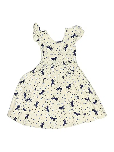 Pre-owned Dot Dot Smile Kids' Dress In White