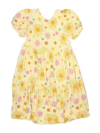 Pre-owned Dot Dot Smile Kids' Dress In Yellow