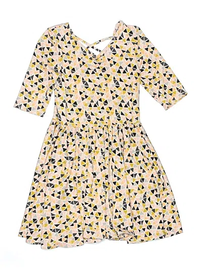 Pre-owned Dot Dot Smile Kids' Dress In Yellow