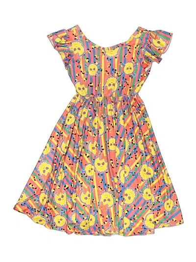 Pre-owned Dot Dot Smile Kids' Dress In Yellow