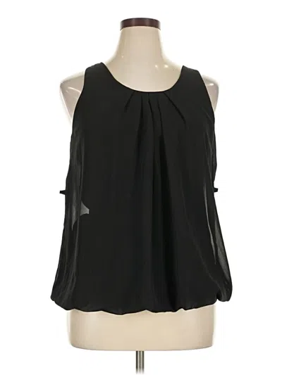 Pre-owned Dots Sleeveless Blouse In Black