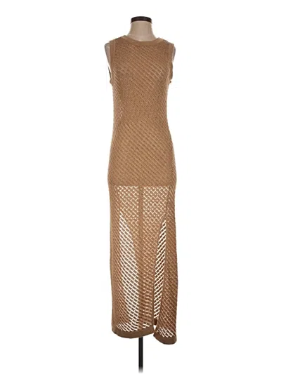 Pre-owned Dotti Casual Dress In Brown