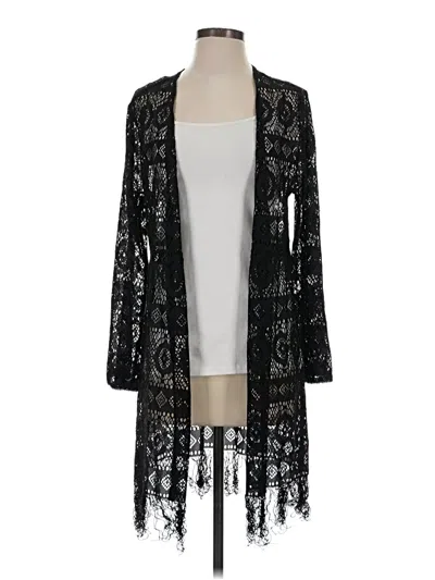 Pre-owned Dotti Kimono In Black