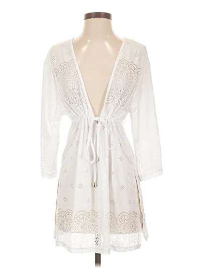 Pre-owned Dotti Kimono In Ivory