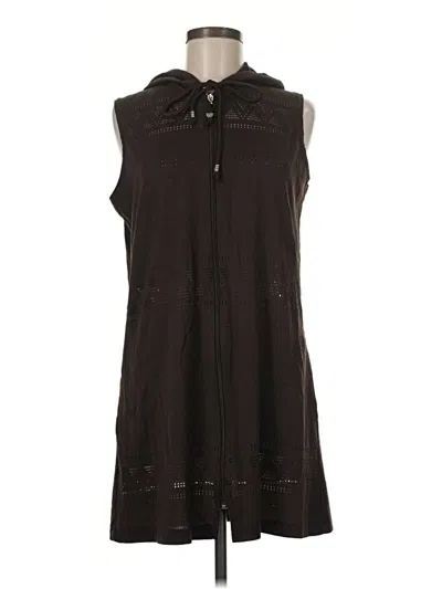 Pre-owned Dotti Sleeveless Top Brown Cowl Neck Tops