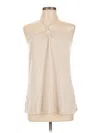 Dotti Sleeveless T-shirt In Tan