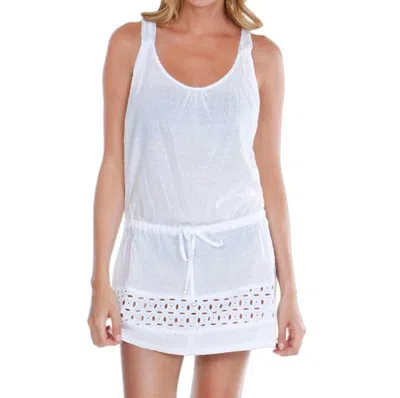 Dotti Summer Love Drop Waist Tank Dress In White