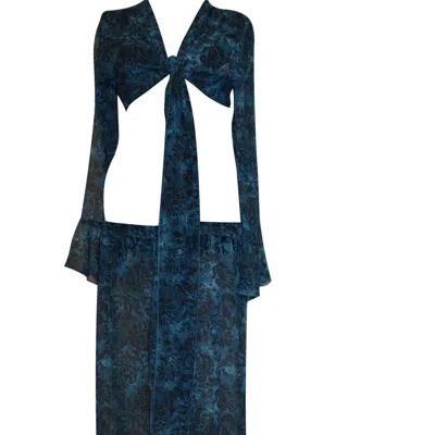 D'otto Women's Blue / Black Candide Cross Set In Blue/black