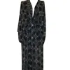 D'otto Women's Blue / Black Mira Kimono In Blue/black
